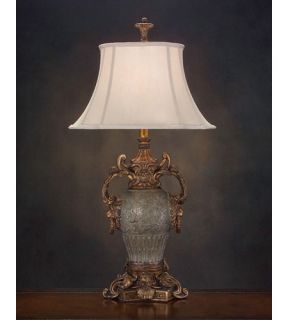 Portable 1 Light Table Lamps in Antique Gold And Silver AJL 0130