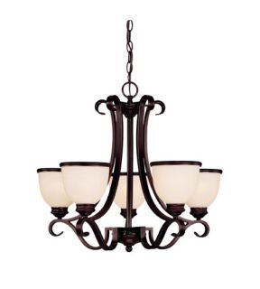 Willoughby 5 Light Chandeliers in English Bronze 1 5775 5 13