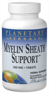Planetary Herbals   Myelin Sheath Support 820 mg.   90 Tablets Formerly Planetary Formulas