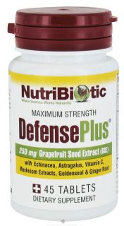 Nutribiotic   Maximum Strength Defense Plus 250 mg.   45 Tablets