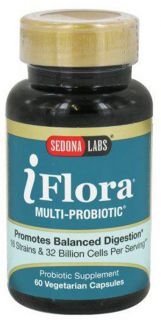 Sedona Labs   iFlora Multi Probiotic Formula   60 Vegetarian Capsules