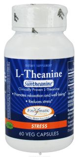 Enzymatic Therapy   Suntheanine L Theanine 100 mg.   60 Vegetarian Capsules