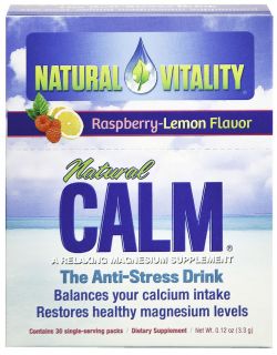 Natural Vitality   Natural Calm Anti Stress Drink Raspberry Lemon Flavor   30 Packet(s)