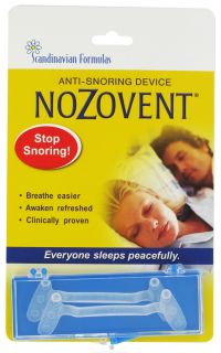 Scandinavian Formulas   Nozovent Anti Snoring Device   2 Piece(s) formerly S.H. Nozovent Anti Snore