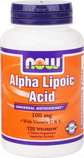 NOW Foods   Alpha Lipoic Acid 100 mg.   120 Vegetarian Capsules