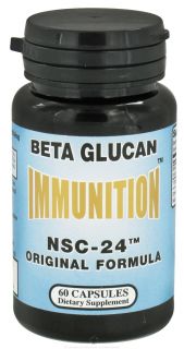 Nutritional Scientific Corp.   Immunition NSC 24 Original Formula Beta Glucan 3 mg.   60 Capsules