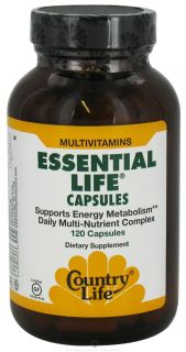 Country Life   Essential Life Capsules Daily Multi Nutrient Complex   120 Capsules