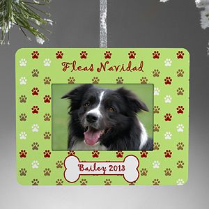 Personalized Pet Christmas Ornaments   Dog Picture Frame