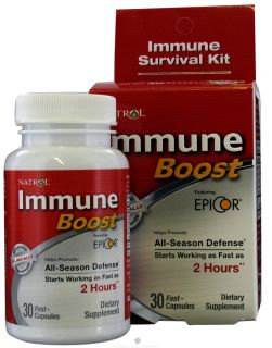 Natrol   Immune Boost All Season Defense featuring Epicor   30 Capsules