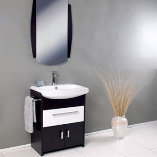 Fresca Distinto Modern Bathroom Vanity with Wenge Wood Finish