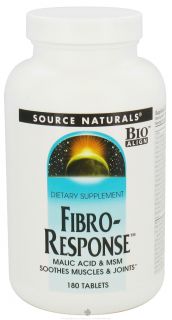 Source Naturals   Fibro Response Malic Acid & MSM   180 Tablets