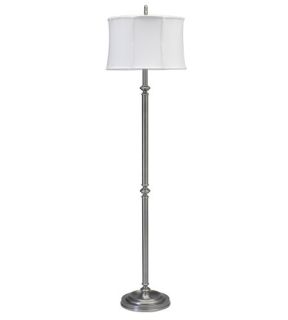 Coach 1 Light Floor Lamps in Antique Silver CH800 AS
