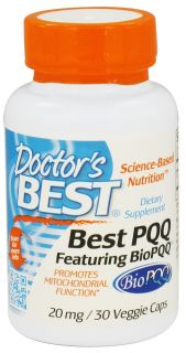 Doctors Best   Best PQQ Featuring BioPQQ 20 mg.   30 Vegetarian Capsules