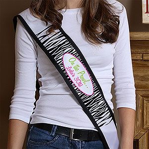 Personalized Party Girl Satin Sash