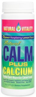 Natural Vitality   Natural Calm Plus Calcium Raspberry Lemon Flavor   8 oz.
