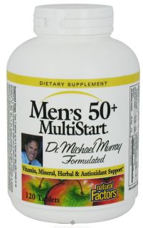 Natural Factors   Dr. Murrays Mens 50+ MultiStart   120 Tablets