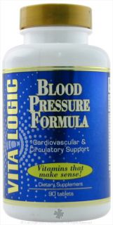 Vita Logic   Blood Pressure Formula Cardiovascular & Circulatory Support   90 Tablets