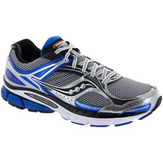 Saucony Stabil CS 3 Saucony Mens Running Shoes Silver/Blue/Black