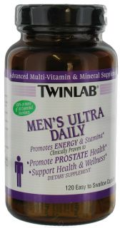 Twinlab   Mens Ultra Daily Advanced Multi Vitamin & Mineral Supplement   120 Capsules