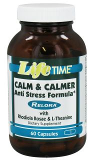 LifeTime Vitamins   Calm & Calmer   60 Capsules Contains Magnolia Bark