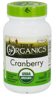 Enzymatic Therapy   True Organics Cranberry   30 Tablets
