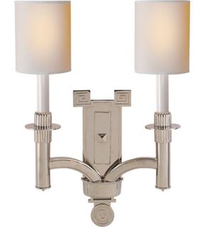 Studio Troy 2 Light Wall Sconces in Polished Nickel SC2165PN NP