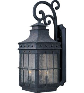 Nantucket 4 Light Outdoor Wall Lights in Country Forge 30085CDCF