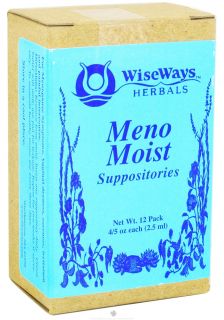 Wise Ways   Meno Moist Suppositories   12 Pack(s)