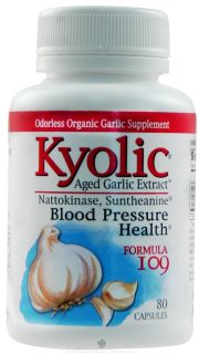 Kyolic   Formula 109 Aged Garlic Extract Blood Pressure Health   80 Capsules