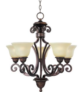 Symphony 5 Light Chandeliers in Oil Rubbed Bronze 11244SVOI