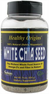 Healthy Origins   White Chia Seed   16 oz.