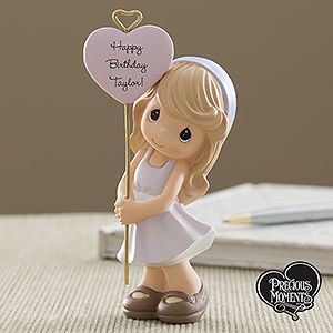 Personalized Precious Moments Girl Figurine   Birthday Wishes