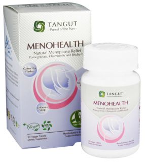 Tangut USA   MenoHealth Natural Menopause Relief   30 Vegetarian Tablets