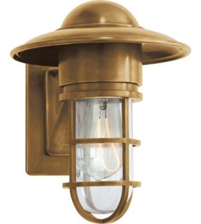 E.F. Chapman Marine 1 Light Outdoor Wall Lights in Hand Rubbed Antique Brass SLO2001HAB CG