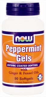 NOW Foods   Peppermint Gels   90 Softgels