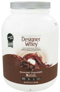Designer Protein   Designer Whey 100% Premium Whey Protein Powder Double Chocolate   4 lbs.