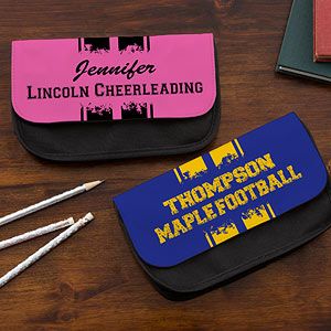 Personalized Pencil Cases   School Spirit