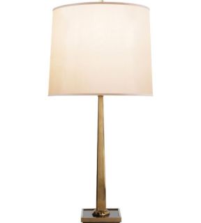 Barbara Barry Petal 1 Light Table Lamps in Soft Brass BBL3025SB S