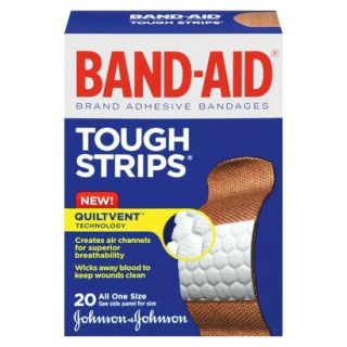 Band Aid Flexible Tough Strips   20 Count