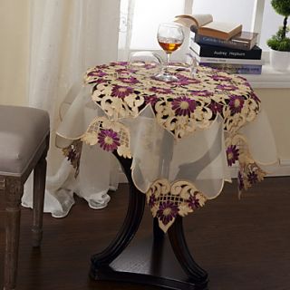 33 Square Modern Flower Table Cloths