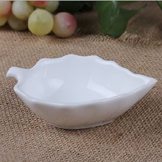 Leaf shaped Ceramic Serving Bowl