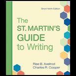 St. Martins Guide to Writing Short Edition