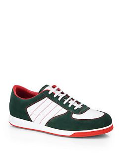 Gucci 1984 Suede Anniversary Sneakers   Olive White