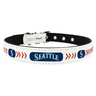 Seattle Mariners Classic Leather Medium Baseball Collar