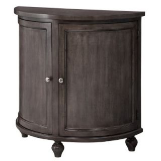 Storage Cabinet Threshold Mixed Material Storage Cabinet   Gray