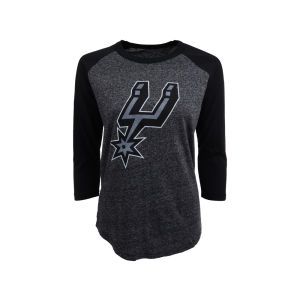 San Antonio Spurs NBA Womens Triblend Raglan T Shirt