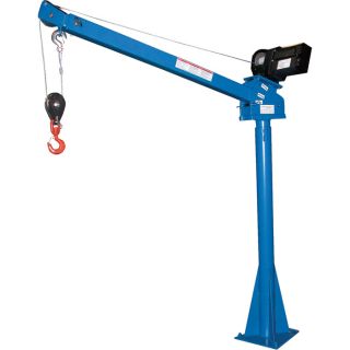 Vestil Power Lift Jib Crane   2000 Lb. Capacity, 12V DC, Model WTJ 20 3 DC