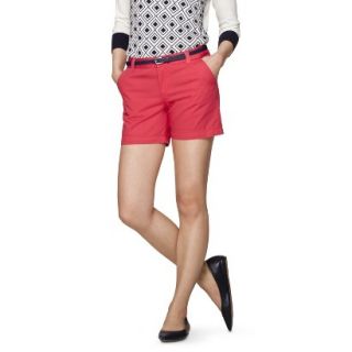 Merona Womens Chino 5 Short   Blazing Coral   6