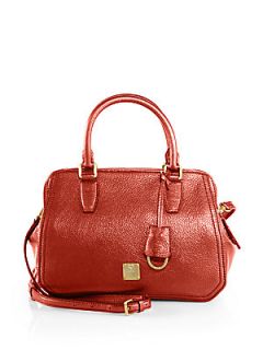 MCM First Lady Small Boston Bag   Chinese Red