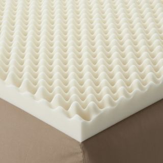 Enhance Highloft 3 Memory Foam Topper   White (Queen)